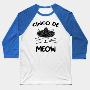 Cinco De Meow Baseball T-Shirt